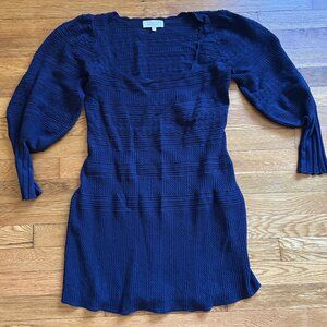 Sezane Hallie Dress in Navy